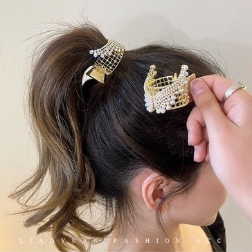 Kẹp Tóc Càng Cua Đính Cánh Thiên Thần Thiết Kế Lưng Cao Thời Trang Mùa Hè Cho Nữ