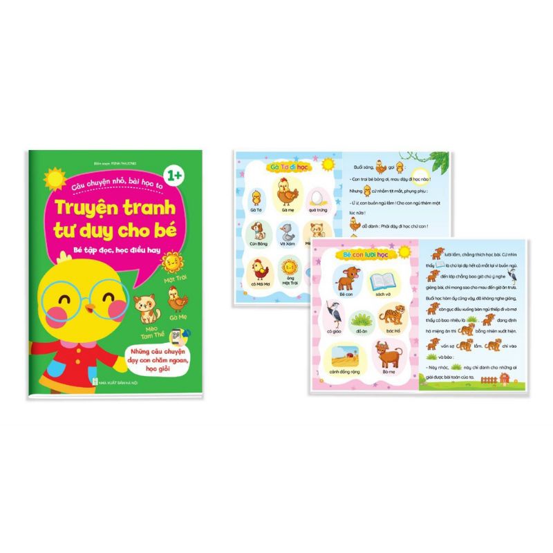 SÁCH -Combo Truyện Tranh Tư Duy Cho Bé - Bé Tập Đọc, Học Điều Hay  NSTO