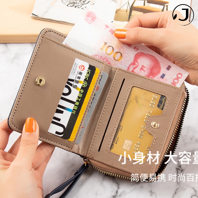 Ví da KAITIFEI mini thời trang Hàn Quốc xinh xắn cho nữ