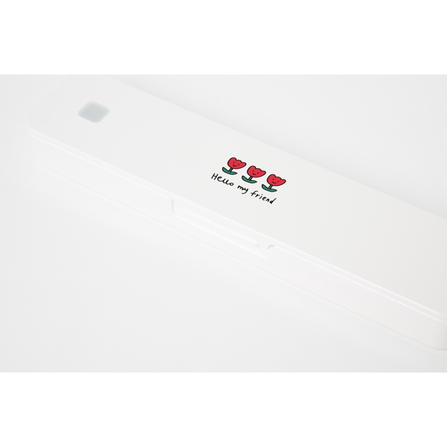 Hộp Khử Trùng Bàn Chải Đánh Răng ARTBOX Hàn Quốc Cổng USB Hình Hoa Tuylip