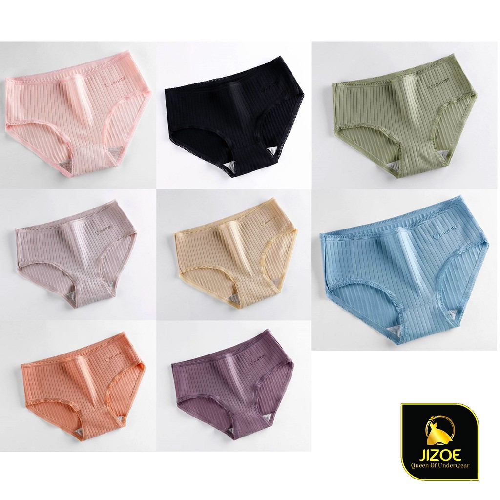 Quần lót nữ 100% cotton ren eo gợi cảm xuất Nhật giá rẻ QLT13