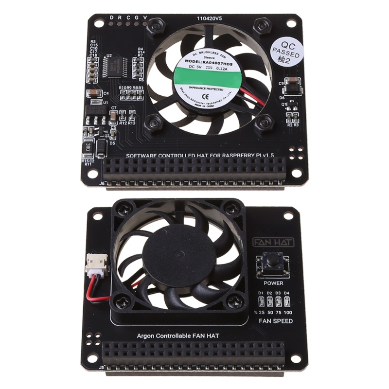 Mũ Lưỡi Trai Kèm Quạt Tản Nhiệt Cho Raspberry Pi 4B 3B + 3B