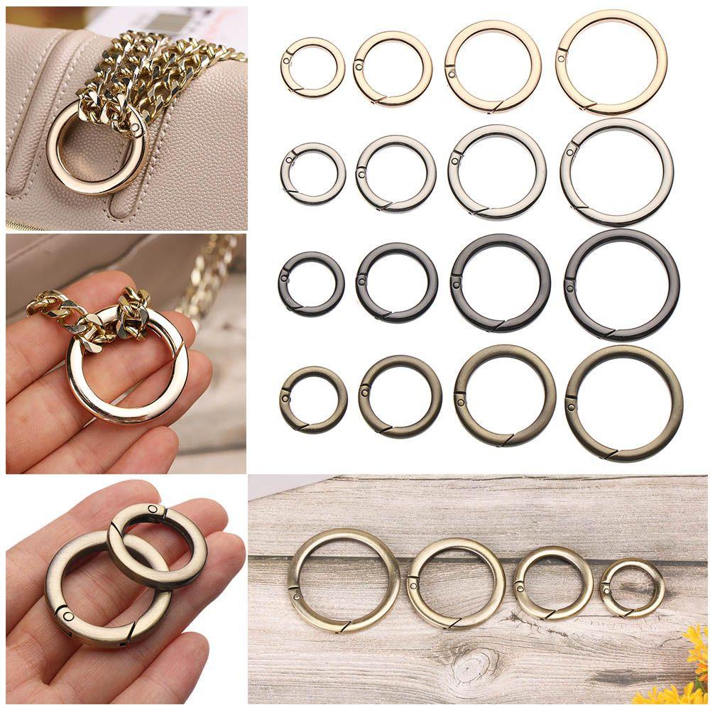 1 Khóa Lò Xo Tròn Bằng Hợp Kim Kẽm Chất Lượng Cao Cho Thắt Lưng Túi Xách