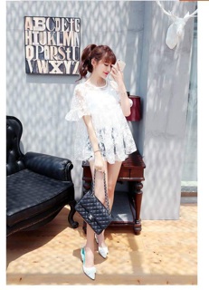 *SALE* SET ÁO HOA TRẮNG