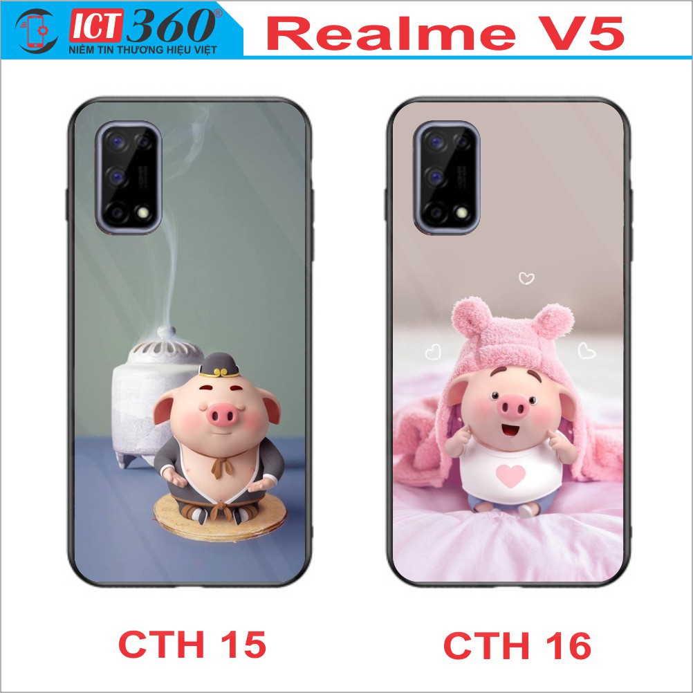 Ốp Lưng Kính REALME V5, Realme Q2  - In Theo Yêu Cầu  ( Nhều Hình)