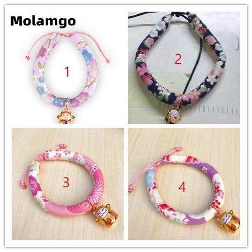 MOLAMGO Vòng cổ gắn chuông dùng cho mèo cưng tiện dụng
