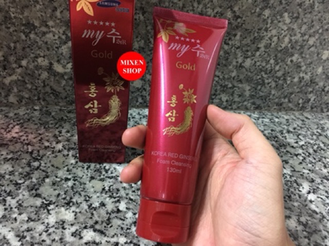 {Chính hãng - Ảnh thật} Sữa Rửa Mặt Sâm My Gold 130ml Chính Hãng Hàn Quốc | BigBuy360 - bigbuy360.vn