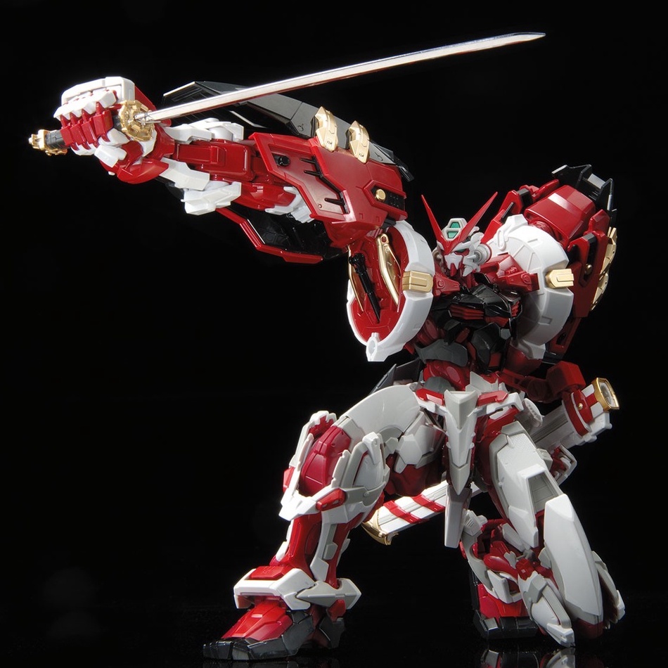 Mô hình lắp ráp Gunpla - BANDAI - Hi-Resolution Model 1/100 Gundam Astray Red Frame Powered Red