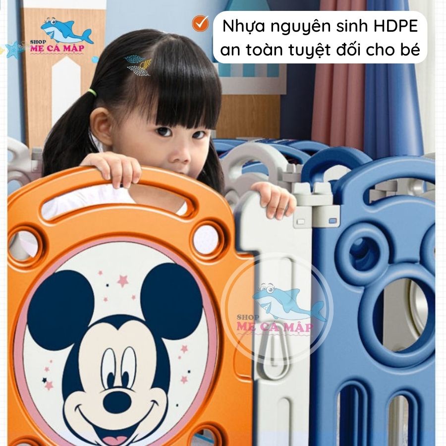 Quây nhựa gấp gọn cho bé Pakey MICKEY, MẪU HOT TREND mới nhất SALE GIÁ CỰC SỐC