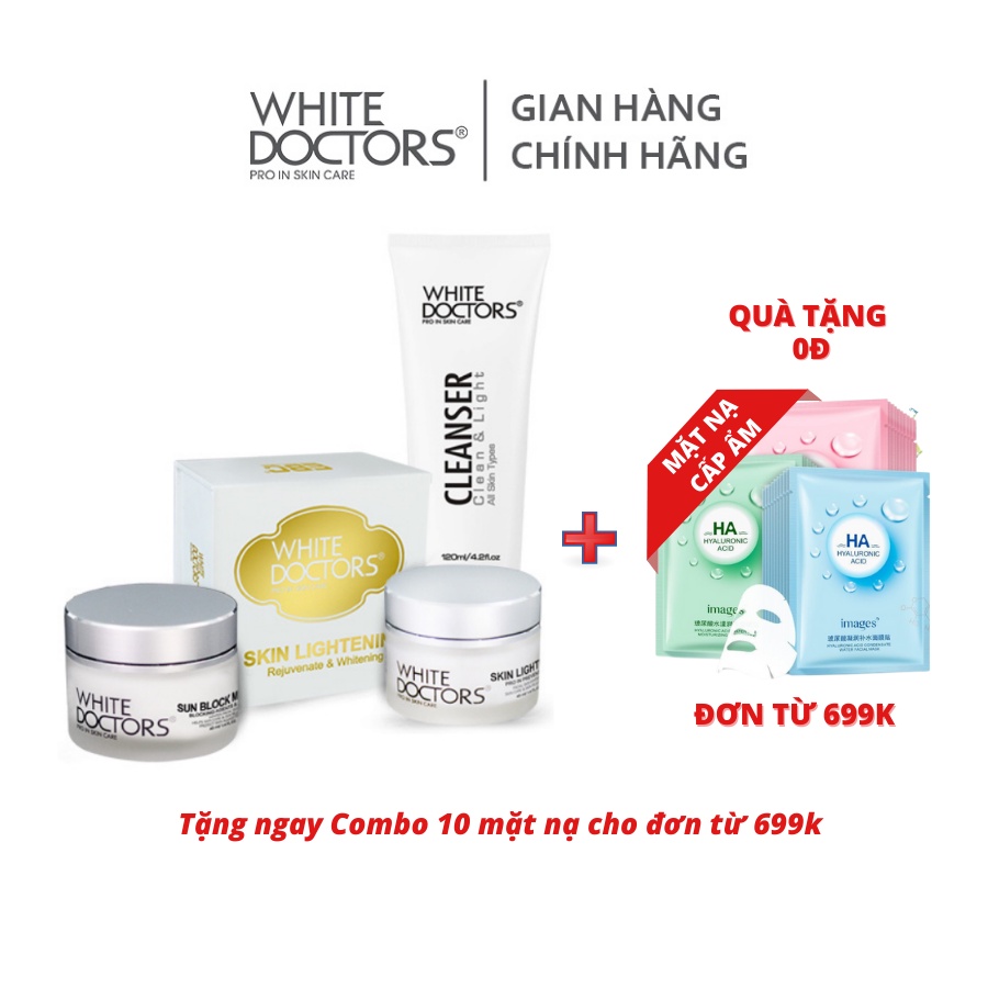 Bộ dưỡng facial hoàn hảo White Doctors