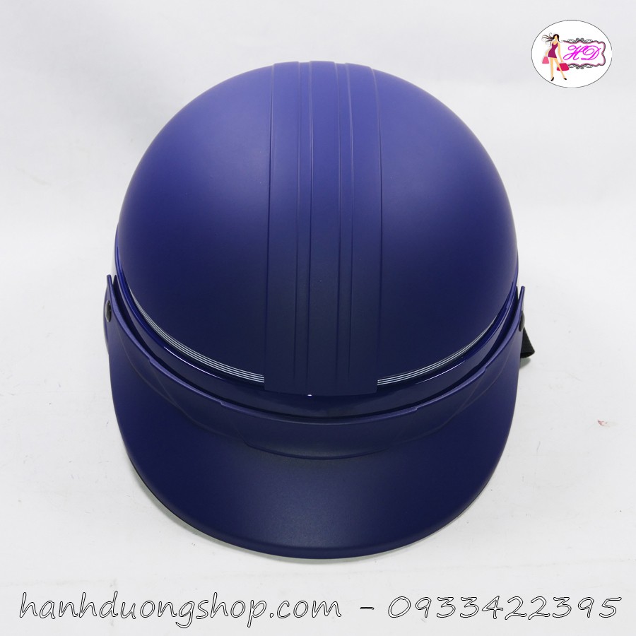 [Tặng áo mưa dơi] Nón bảo hiểm Helmet 1 khe thoáng khí khuyến mãi KM1K011