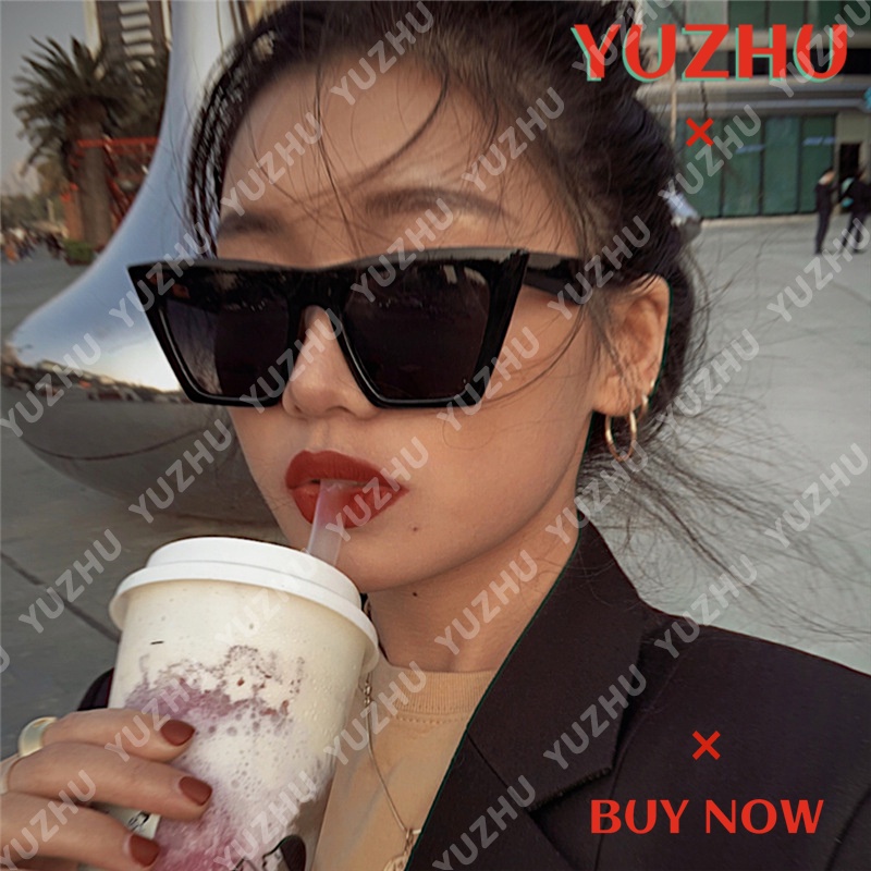 Kính Mát Mắt Mèo Màu Đen Phong Cách Cổ Điển Thời Trang Cho Nữ