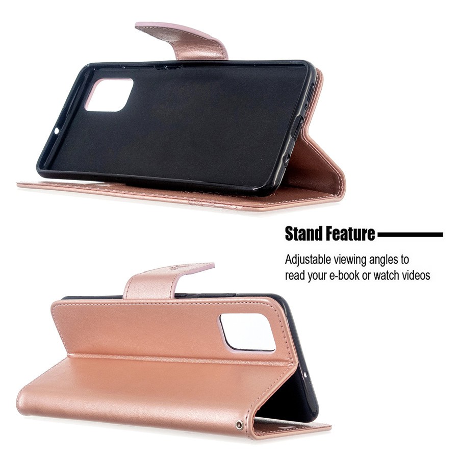 Ốp điện thoại da in họa tiết bướm tinh tế cho Samsung A51/A71 | BigBuy360 - bigbuy360.vn