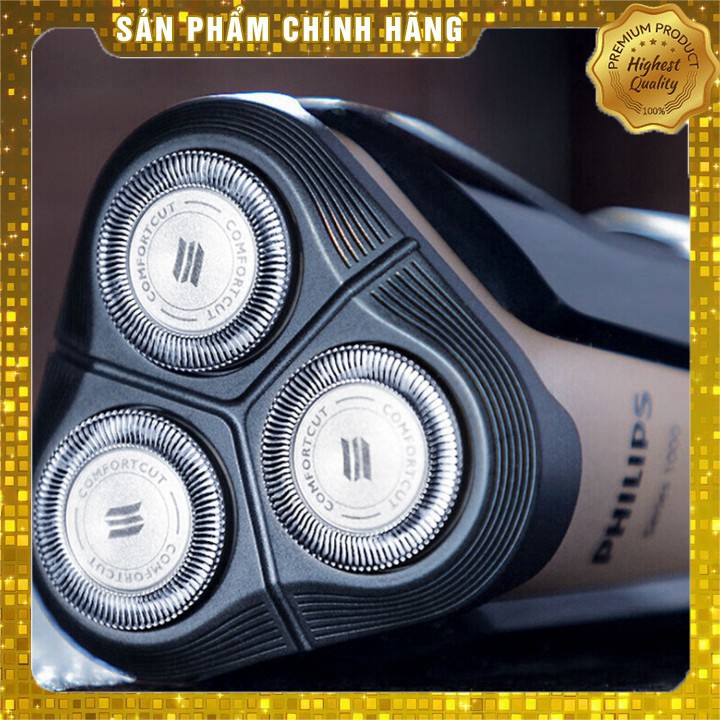 Máy cạo râu philips điện đa năng khô và ướt 3 lưỡi tự mài S1020 - Bảo hành 2 năm - khohangcap1_ad