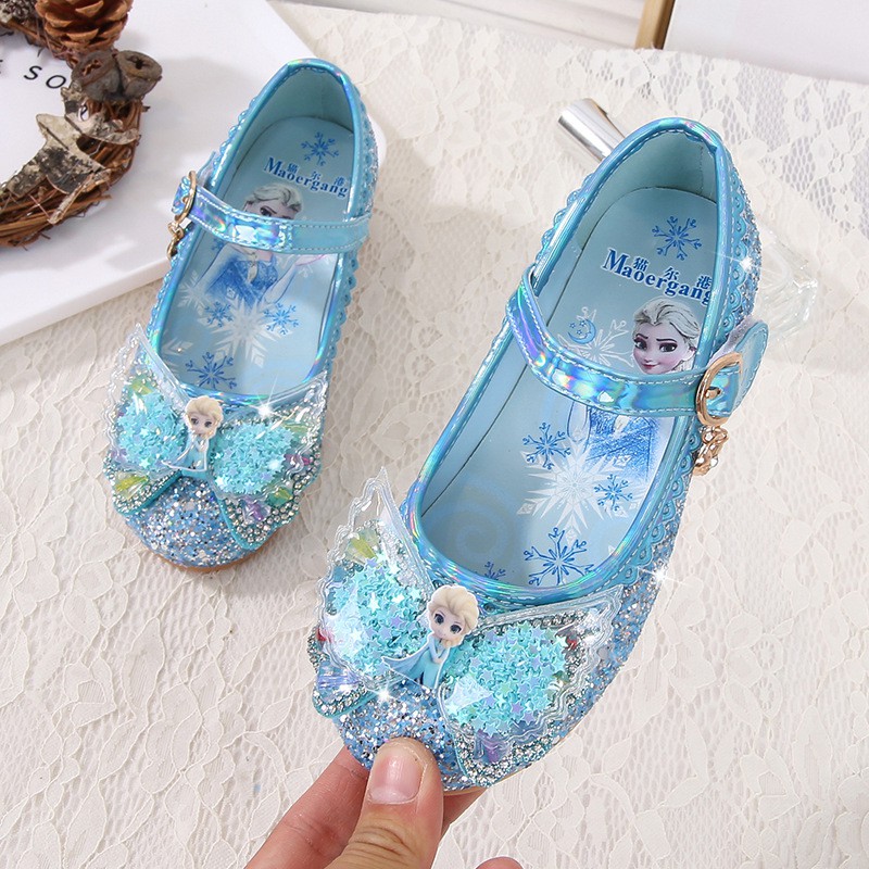 Giày búp bê công chúa Elsa mẫu mới cao cấp cho bé gái 2-9 tuổi
