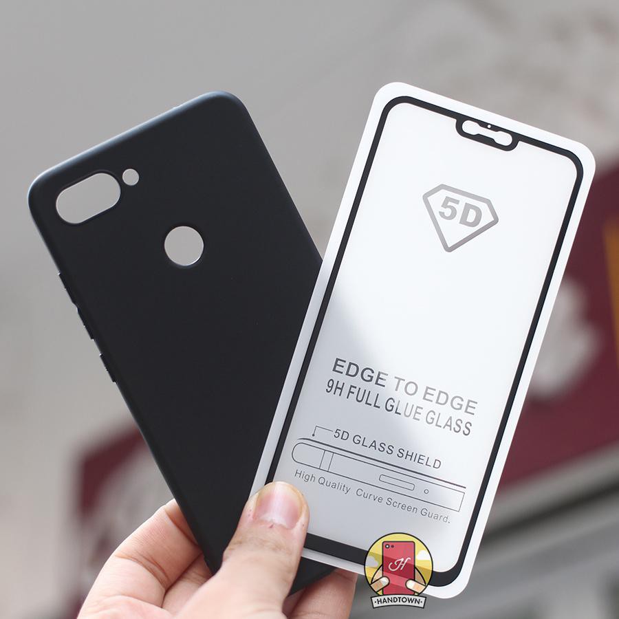 [COMBO SỐC] Ốp lưng Xiaomi Mi 8 Lite + kính cường lực 5D full màn full keo