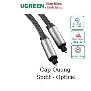  Cáp âm thanh quang dài 1m - 3M  Toslink Optical  Ugreen 10539 10540 10541 10542 AV108 