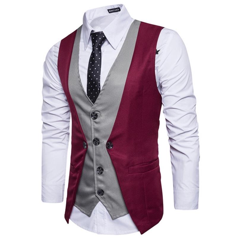 Áo Gile Nam Áo Gile phối màu nổi bật dễ phối đồ chất liệu vải Polyester, phù hợp với thời tiết Hè thu mã N43 .
