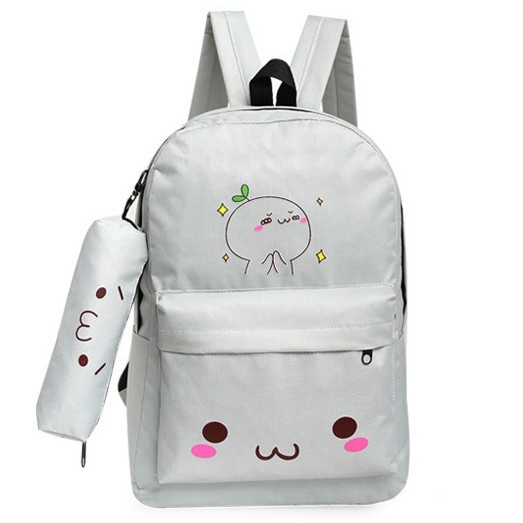 Bộ 2 món balo vải,balo canvas,balo nữ,baloteen,balo đi học,balo hot,balo xinh,balo đa năng,balo kute
