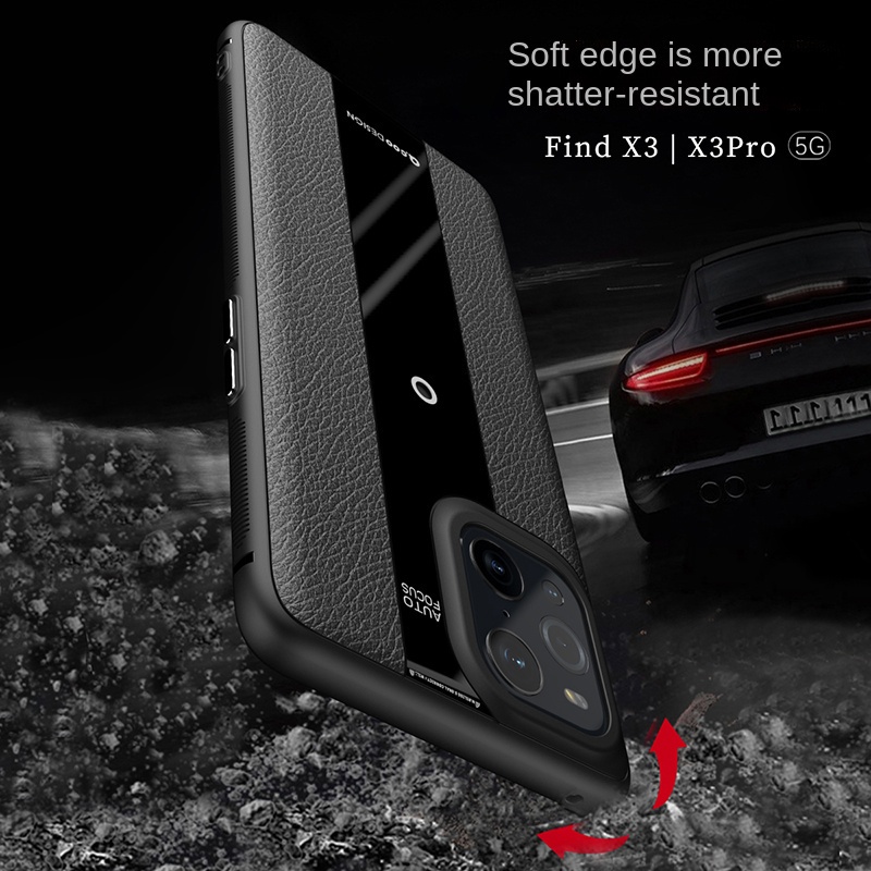 Ốp Điện Thoại TPU Chống Sốc In Hình Porsche Cho OPPO Find X5 Pro Find X3 Pro