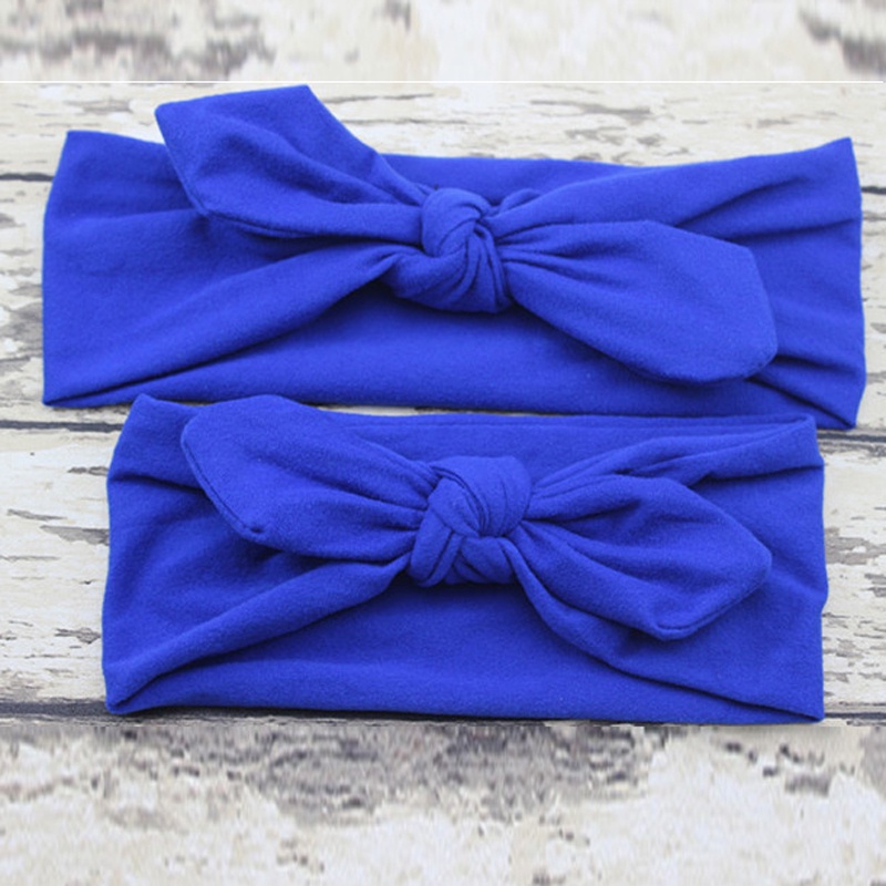 Băng Đô Cài Tóc Thắt Nút In Họa Tiết Xinh Xắn Thời Trang Cho Mẹ Và Bé