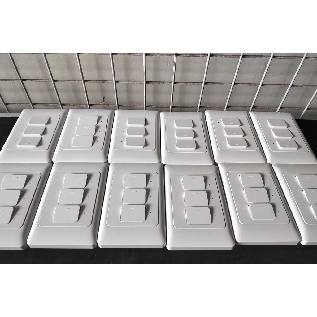 Công tắc thông minh, dạng cơ, 3 gang, smarthome, zigbee 3.0, nhà thông minh, công tắc đèn