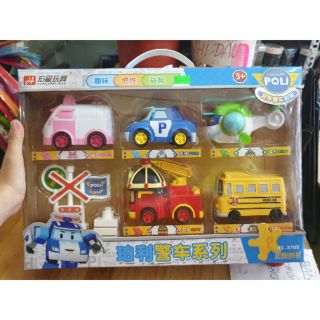 Bộ xe đồ chơi Robocar Poli đồ chơi nhân vật theo phim