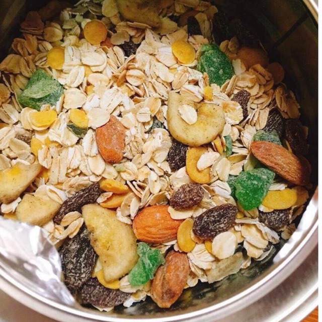 Ngũ cốc trái cây sấy mixed nuts oatmeal