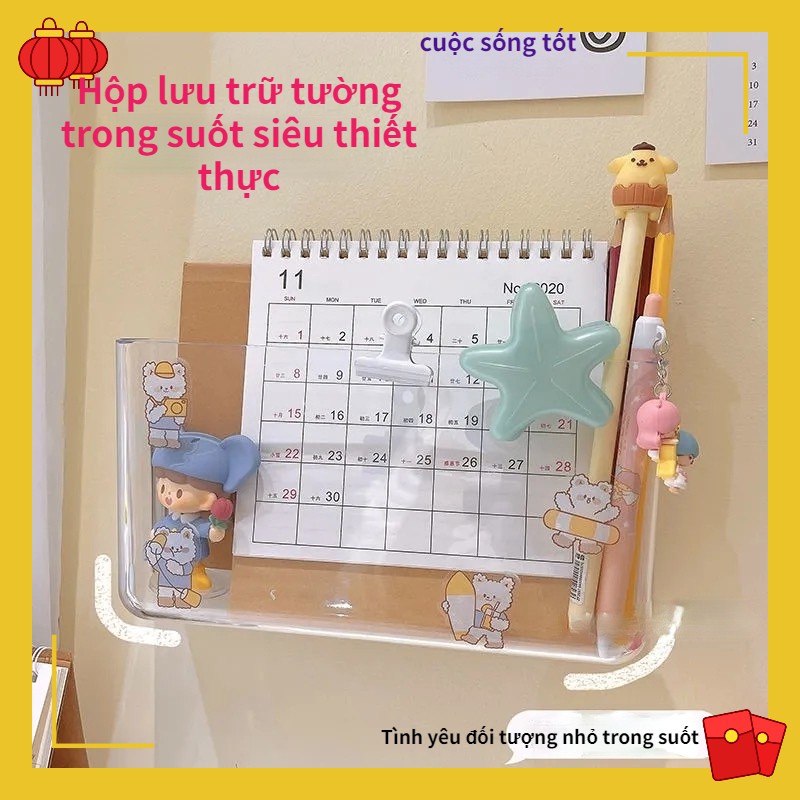 tủ túi đựng văn phòng phẩmTúi lưu trữ min imỹ hộp đồ Túi lưu trữ treo tường