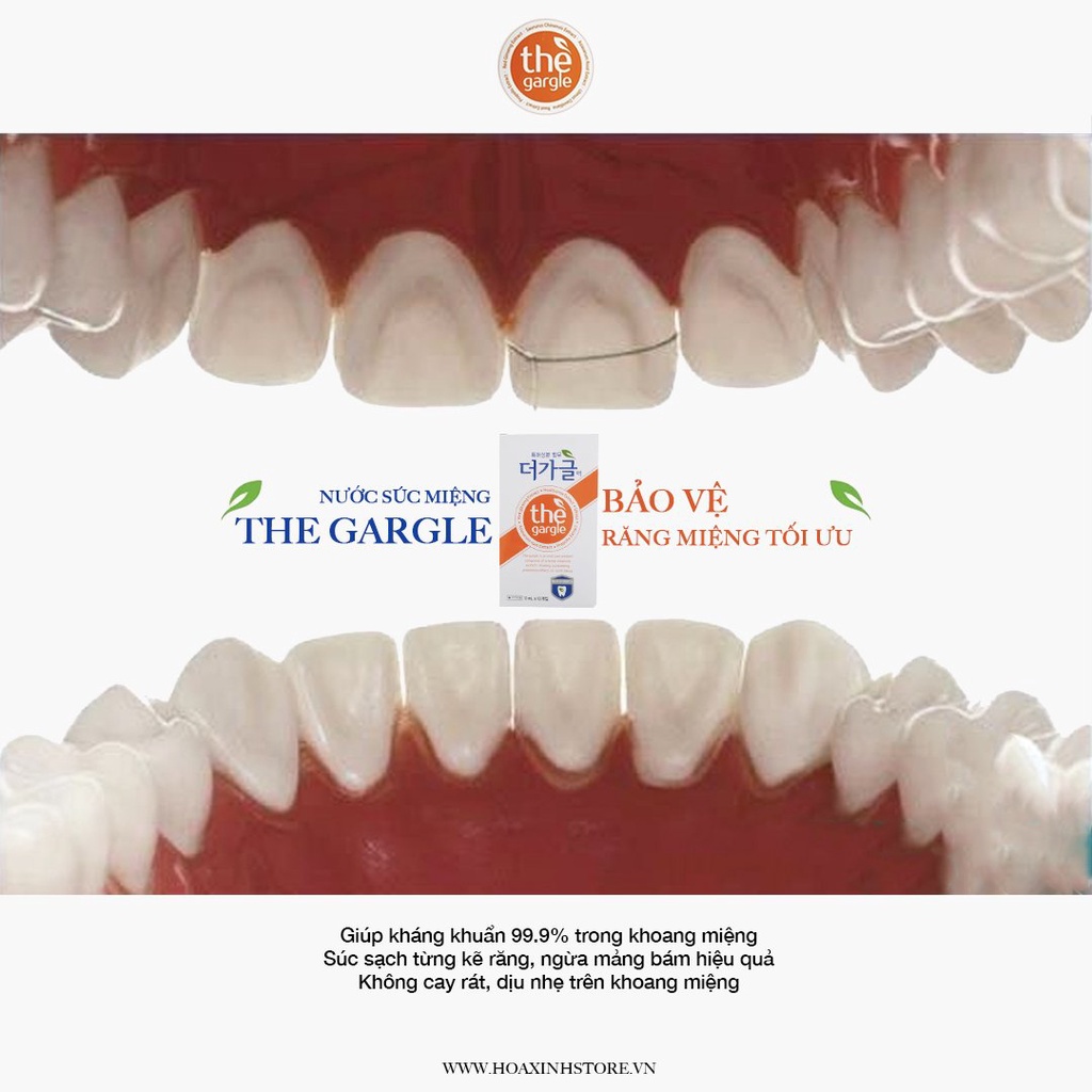 Nước Súc Miệng Thảo Mộc Nhân Sâm THE GARGLE (Dạng stick) Thơm Miệng Và Loại Bỏ Mảng Bám