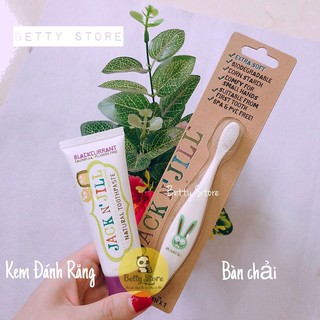 Bộ Bàn Chải và Kem Đánh Răng Hữu Cơ Jack N' Jill