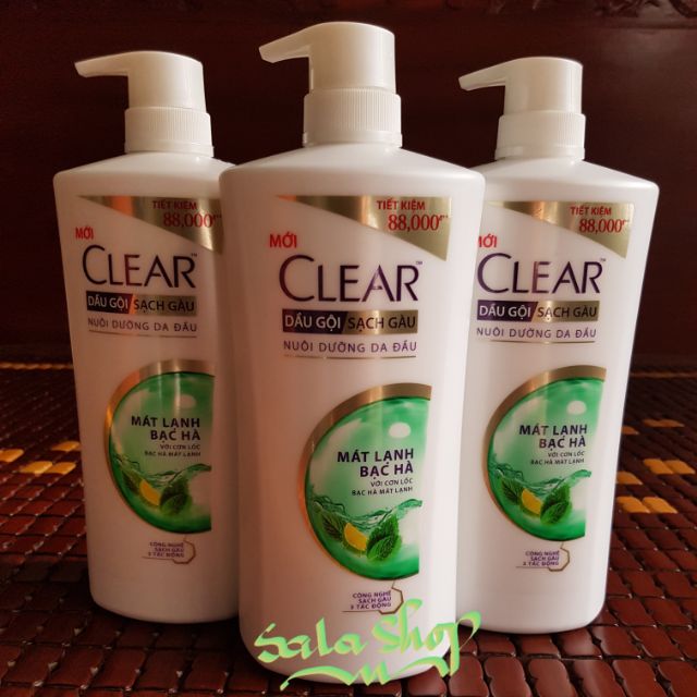 Dầu gội đầu Clear 900g