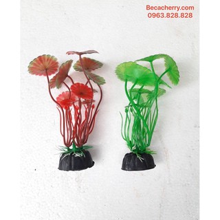 Cây trang trí bể cá mini 10cm - 12cm ( Bằng nhựa )