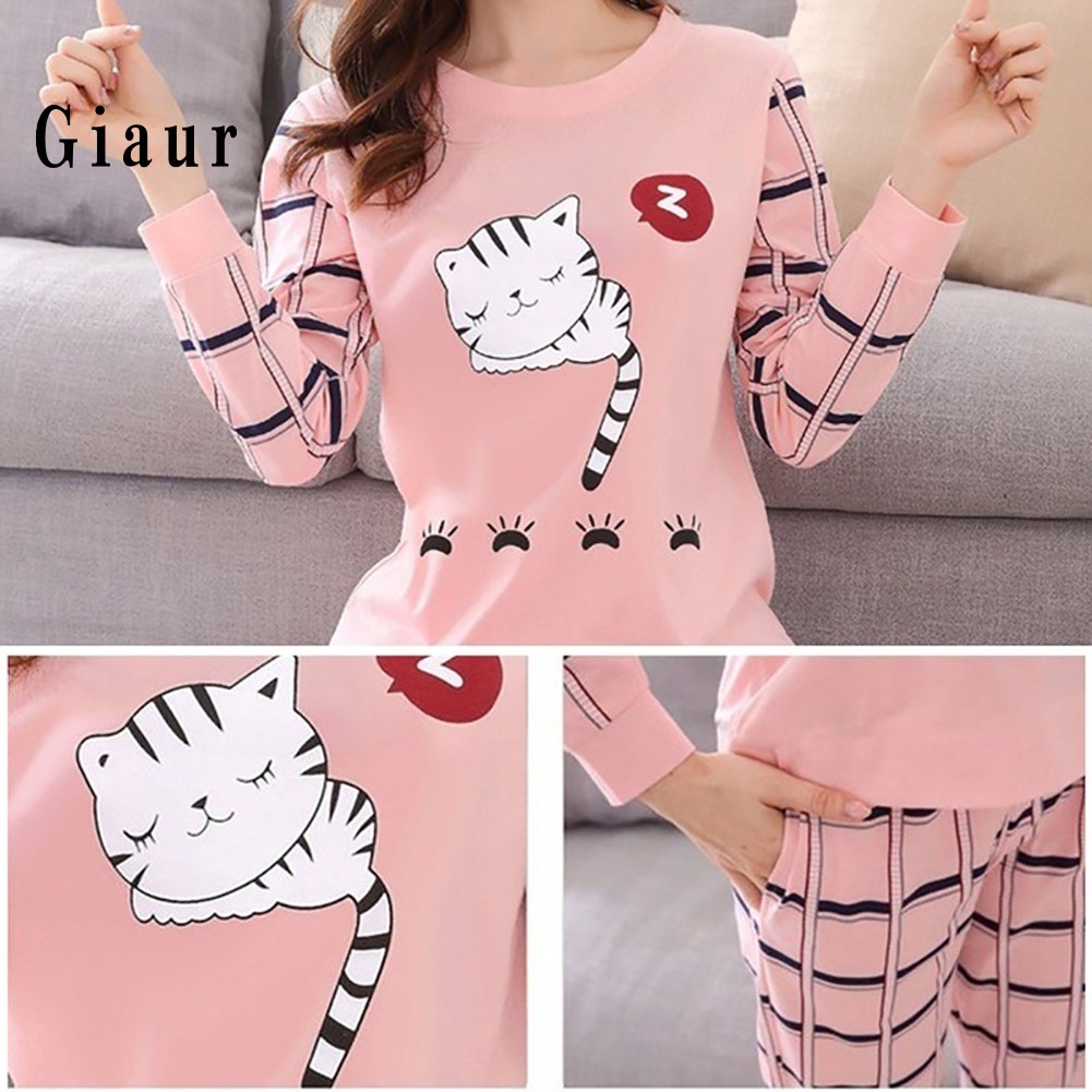 [Phong cách Nhật Bản và Hàn Quốc Ảnh thật] Đáng yêu Chất Liệu Mềm Mại,Ấm áp và thoải mái Mùa đông năm 2021 Hot Đồ ngủ nữ/cho bé gái 40-60kg Đồ ngủ tinh tế