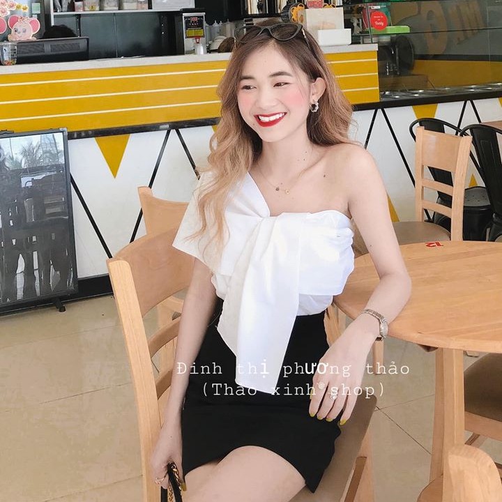 Áo Nữ Áo Kết Nơ Công Chúa Thời Trang Quyến Rũ Thu Hút Thời Trang