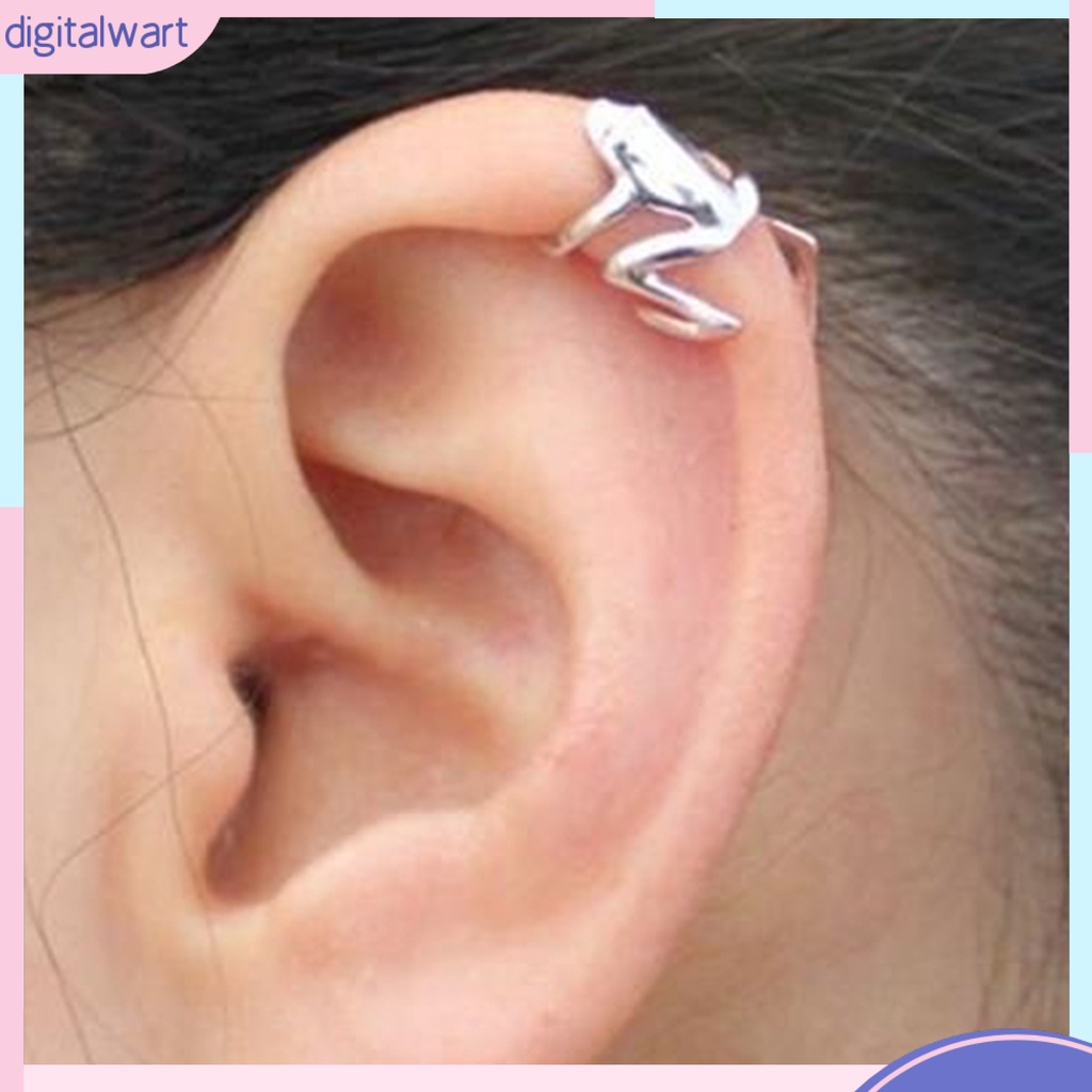 Bông Tai Đeo Vành Tai Hình Con Ếch Cá Tính Dành Cho Nữ
