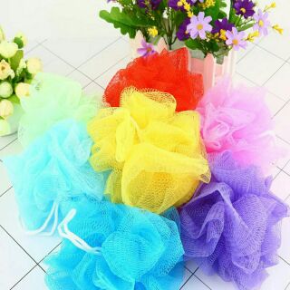 Bông tắm lưới dạng tròn