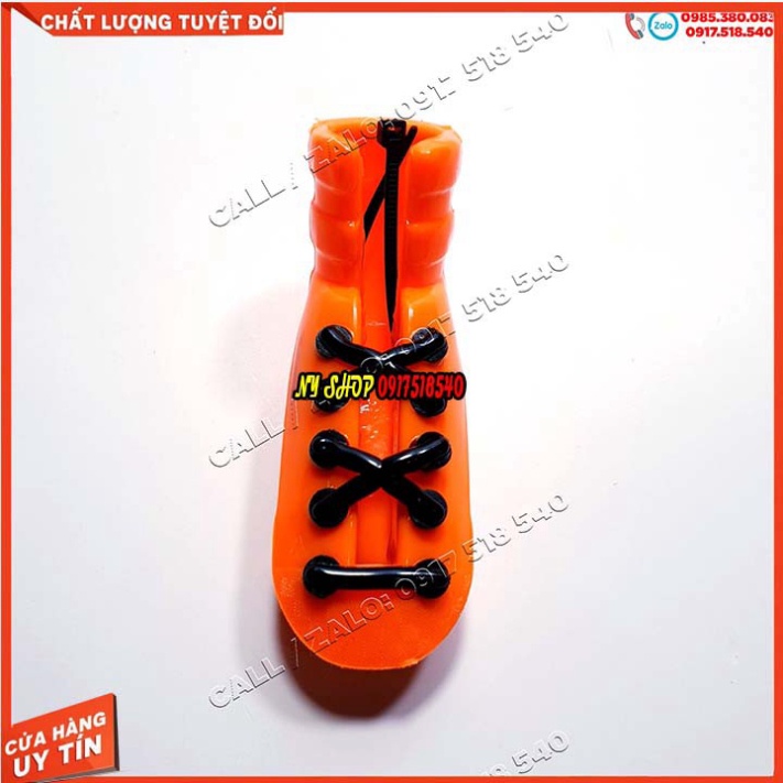 Bọc cao su chân chống cho mọi loại xe 3D kiểu giày thể thao Ảnh thật Sp