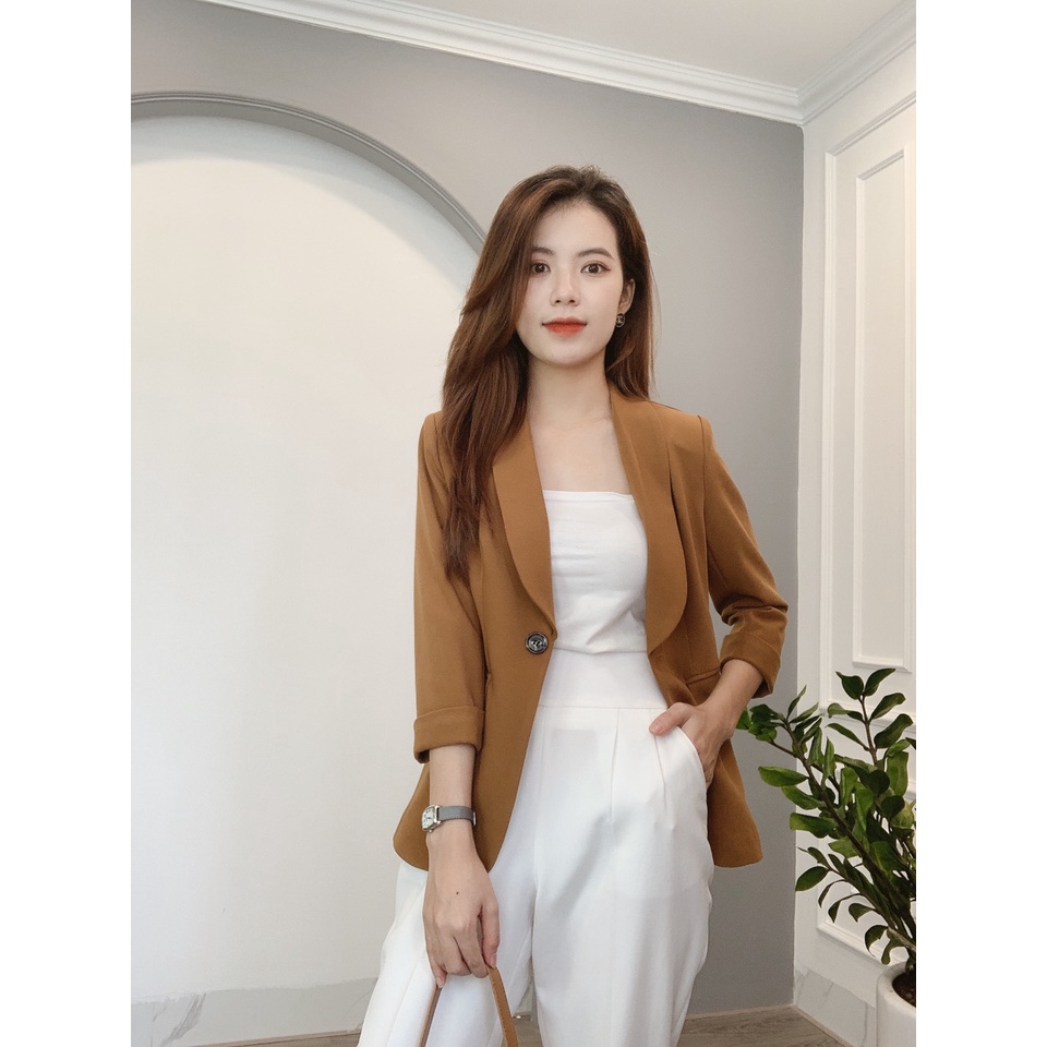 Áo Vest Cao Cấp 2 Lớp Tay Lỡ 1 Cúc - Min House | BigBuy360 - bigbuy360.vn