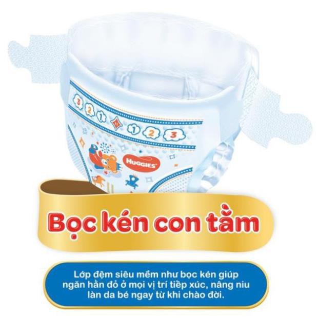 Tã dán sơ sinh Huggies mới 58 miếng NB58 (Cho bé dưới 5kg)