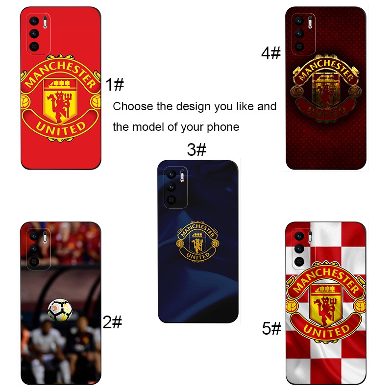 Ốp Điện Thoại Mềm Hình logo FC Manchester United Cho Samsung Galaxy A9 A8 A7 A6 A8 + A6 + Plus 2018 Quantum 2 M20 M30 YN76 Mới