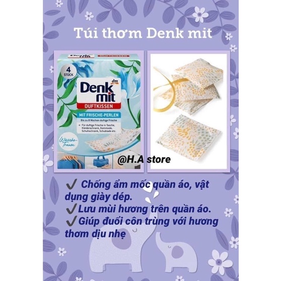 Túi thơm quần áo Denkmit Hàng Đức