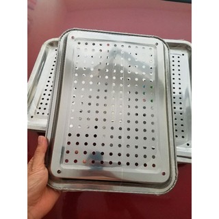 Khay đựng ấm chén bằng inox