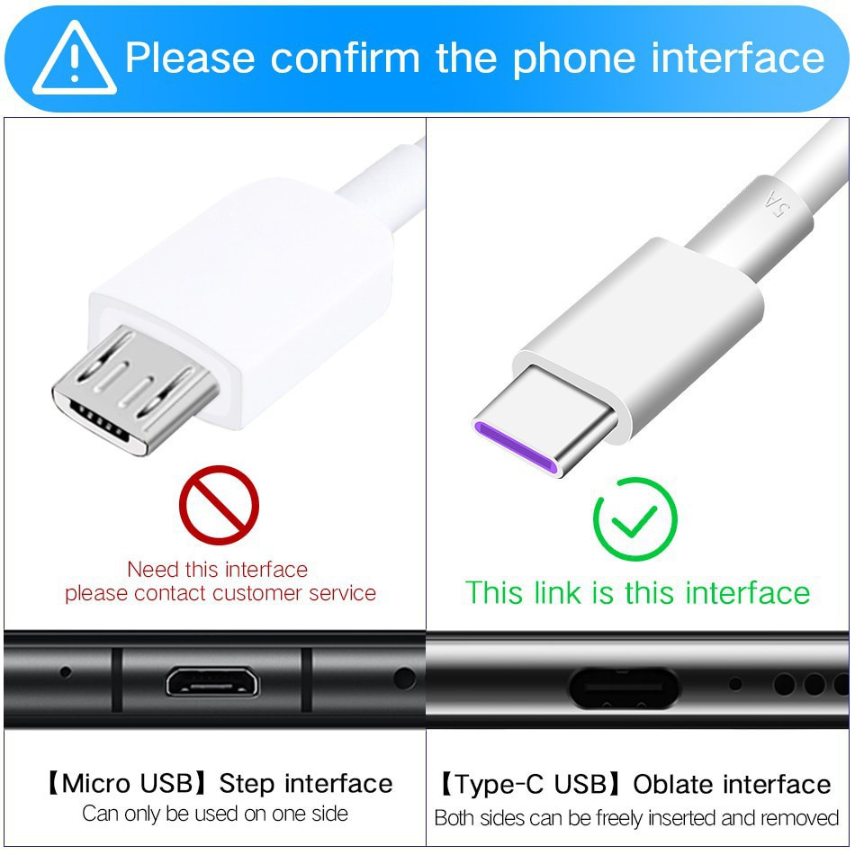 Dây Cáp Sạc Nhanh 5a Type C Dài 1m Cho Huawei Mate 20 P30 P20 Pro Samsung Oneplus Xiaomi for iphone