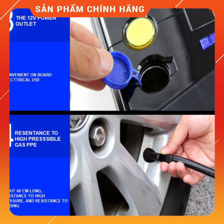 Máy bơm lốp ô tô tự ngắt nhãn hiệu Michelin 4398ML-12266 SM