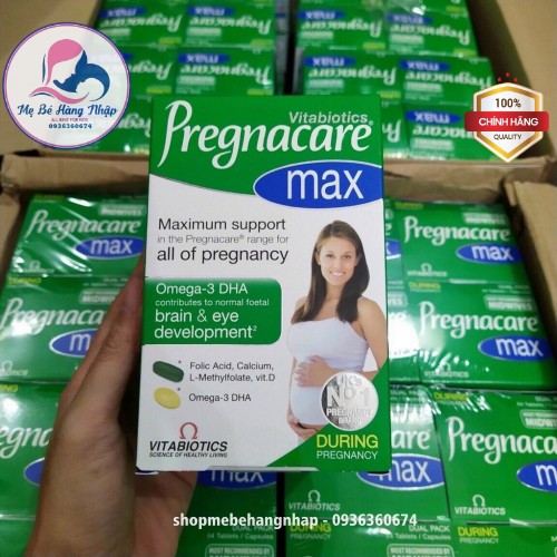 Vitamin Bầu Pregnacare Max Anh - Hộp 84 viên