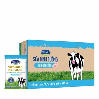 Thùng 48 bịch sữa vinamilk không đường