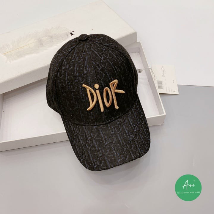 Mũ Lưỡi Trai Dior❤️Freeship❤️ Mũ lưỡi trai Dior thêu chữ nổi 3D thời trang, họa tiết ấn tượng, phom mũ chuẩn hàng xuất
