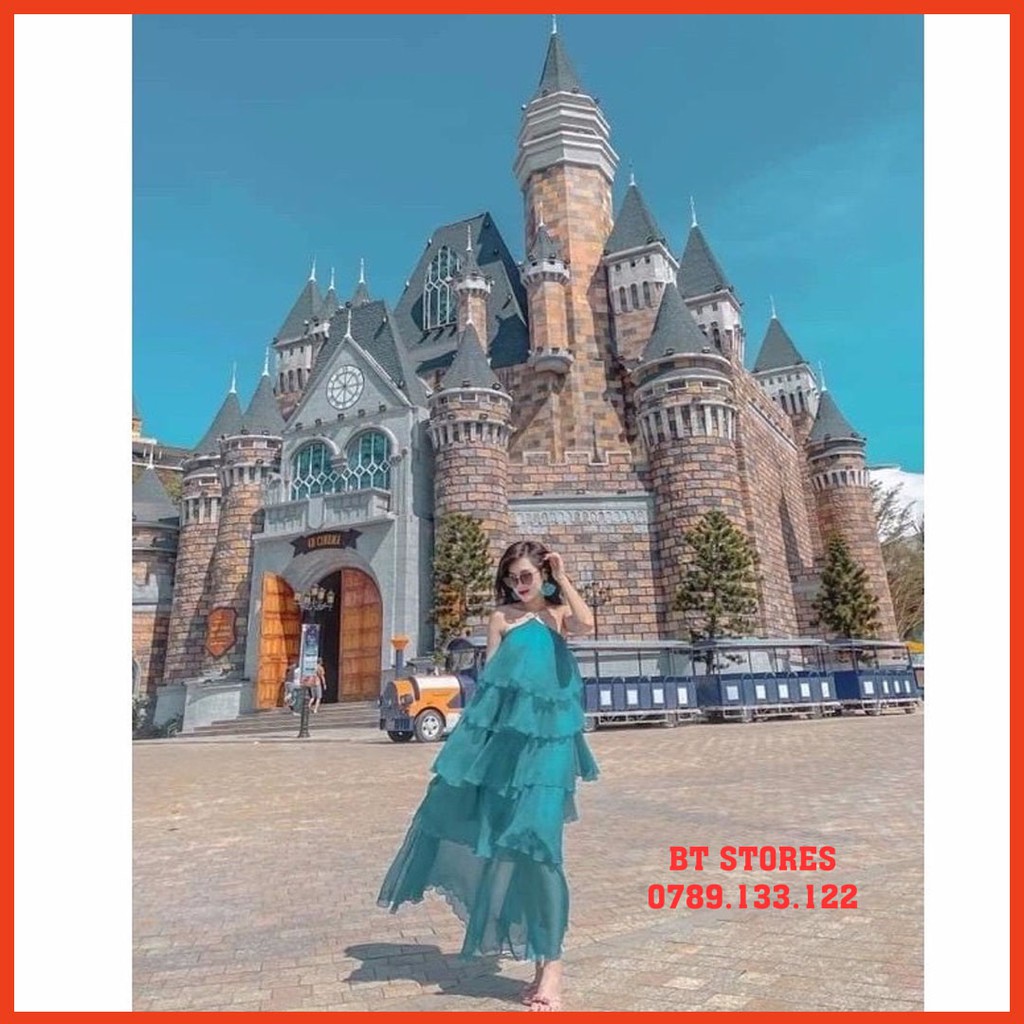 Đầm maxi ⚡FREESHIP⚡ chất voan thoáng mát, (BT025) | BigBuy360 - bigbuy360.vn