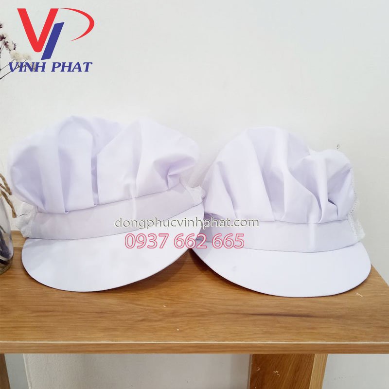 Mũ Nón Lưới Trùm Tóc Màu Trắng Lưới Ngắn Chế Biến Thủy Sản, Thực Phẩm Đảm Bảo Chất Lượng Cho Công Nhân